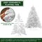 Casafield Spruce Artificial Holiday Christmas Tree with Sturdy Metal Stand